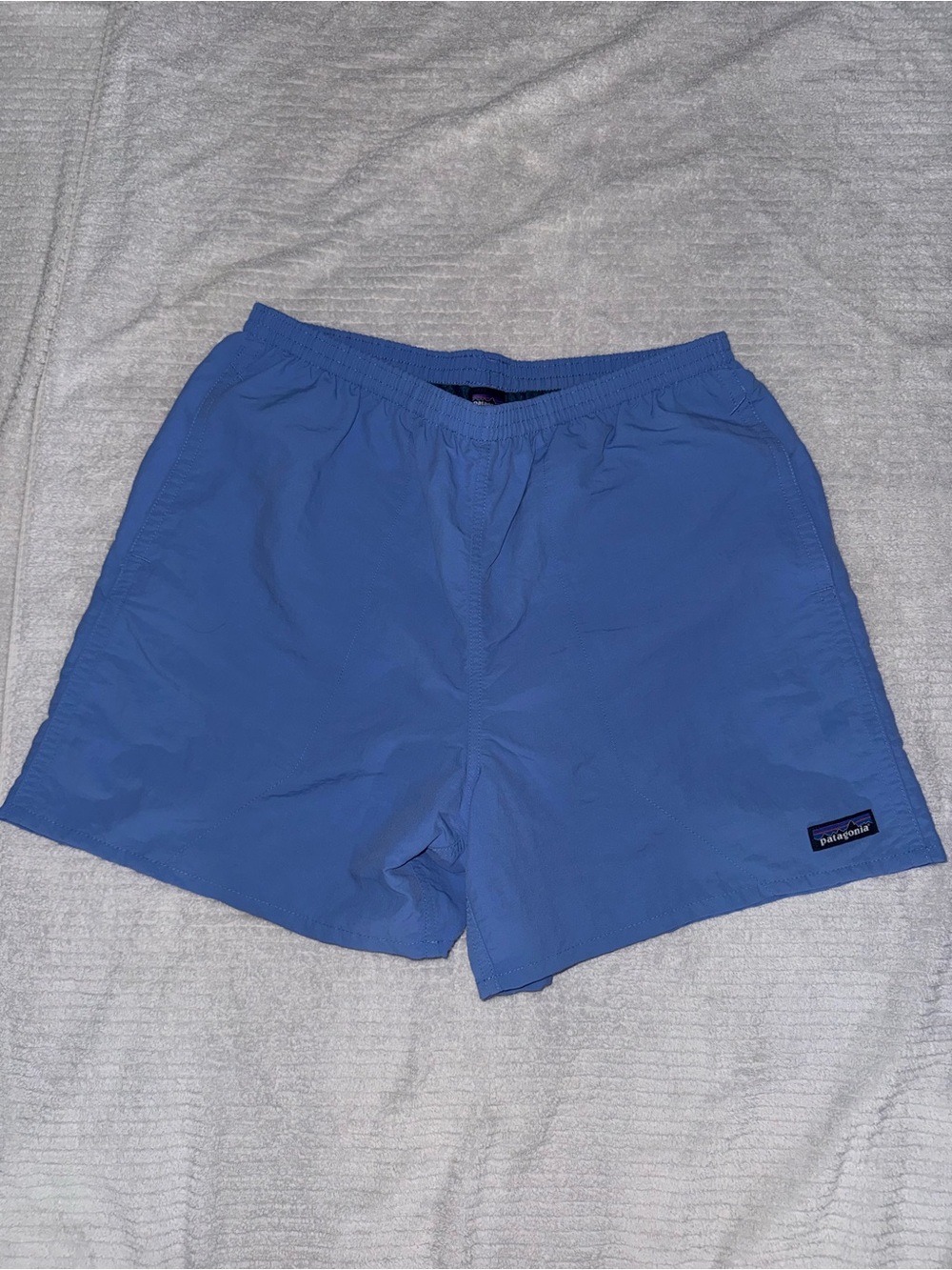 Patagonia Men’s Baggies Blue Shorts/Swim Trunks- size M, 5’’ inseam